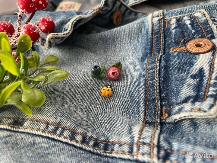 Мини-брошки Ручная работа