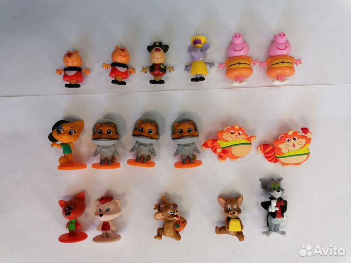 Фигурки Пеппа, 44 котёнка, Том и Джерри, мимимишки