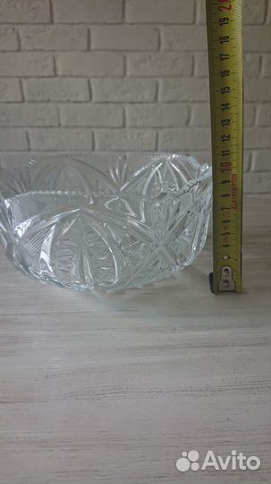 Салатник хрусталь СССР