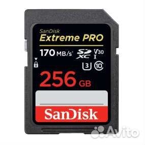 Карта памяти Sandisk Extreme Pro microsdxc 256 гб