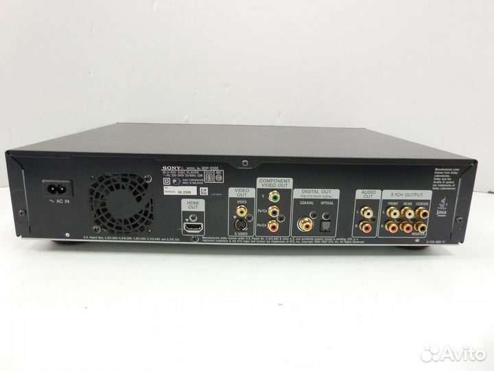 Проигрыватель Blu-ray Sony BDP-S500