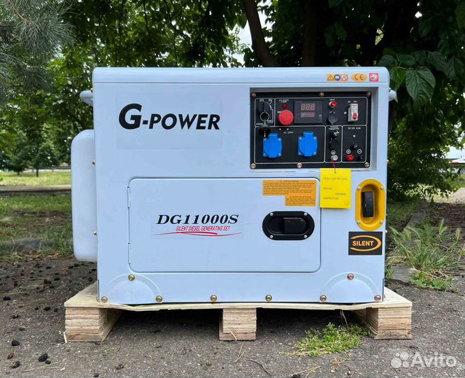 Дизельный генератор 10 kW G-power