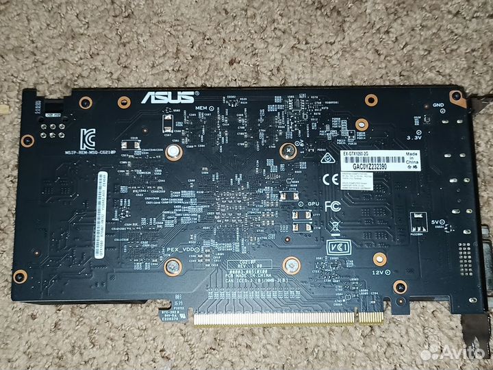 Видеокарты asus nVidia GeForce GTX 1050 2Gb