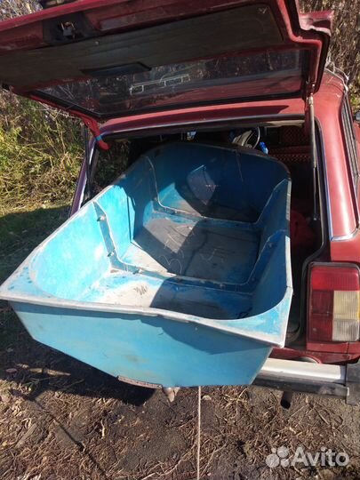 Лодка алюминиевая одна местная
