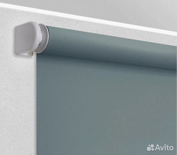 Рулонные шторы Плайн светло-голубой 200 см