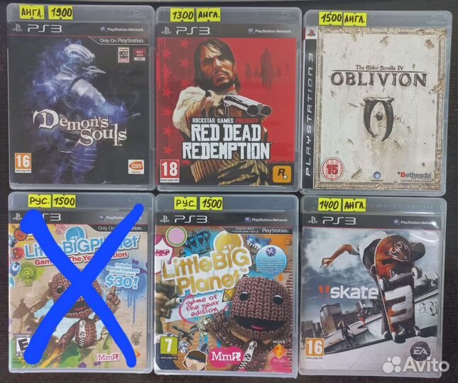 Игры диски стилбуки PS3 (обновлено 23 сентября)
