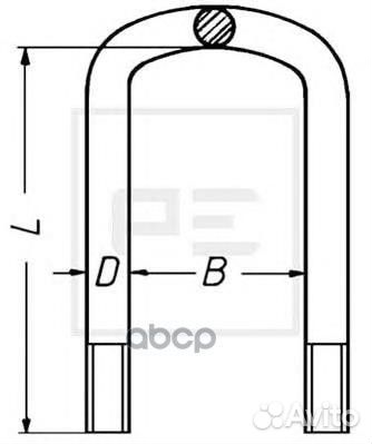 045.046-00A стремянка 101/125xM24x3x280-U BPW