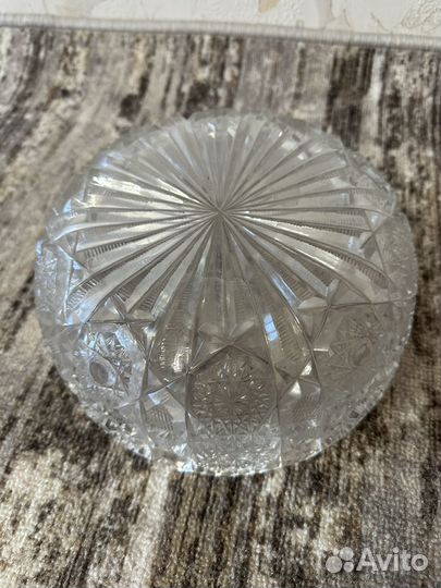 Салатница хрустальная СССР