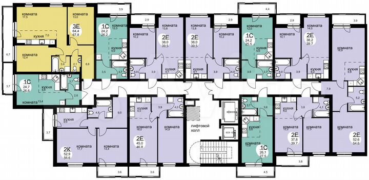 Квартира-студия, 27,5 м², 2/10 эт.