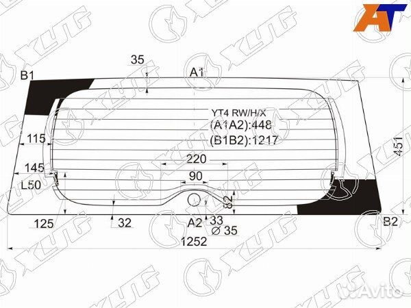 Стекло заднее suzuki grand vitara