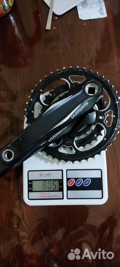 Шатуны Shimano Alivio M431, 44/32/22T