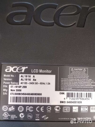 Монитор Acer