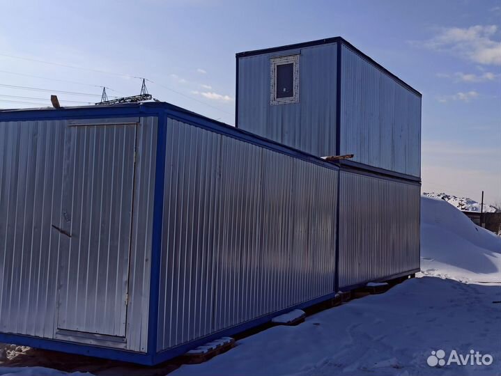 Модульный домик из блок контейнеров