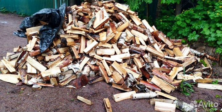 Дрова Береза навалом сухие в Выборге любого объема