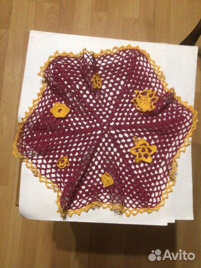 Салфетка ручной работы из ириса