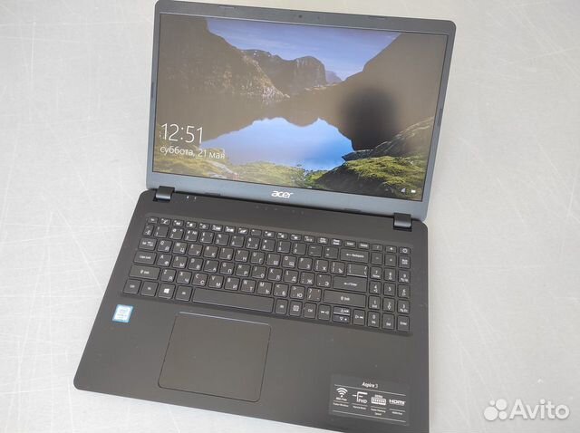 Ноутбук Acer aspire 3 a315-54k - очень свеженький