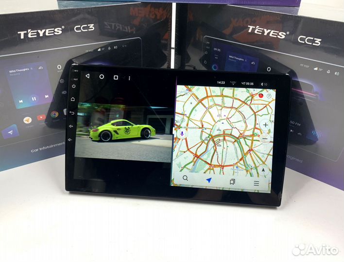 Магнитола на андройде Teyes 6/128 для Toyota