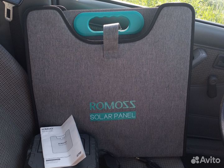 Romoss power station rs300 + solar panel 100w