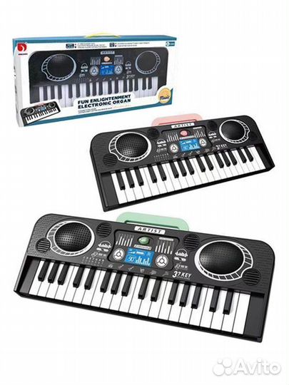 Игрушка музыкальная: Синтезатор, 37 клавиш, эл. пи