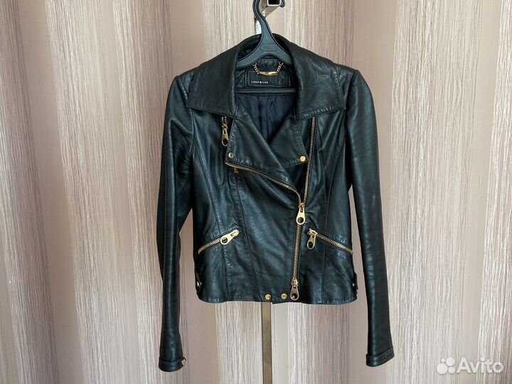 Женская куртка кожаная косуха Karen Millen р.40