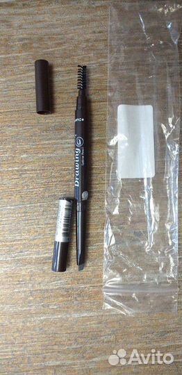 Пудра, карандаш для бровей