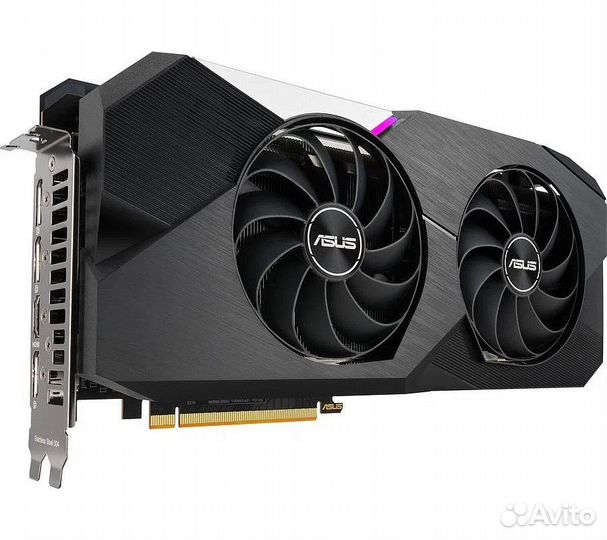 Видеокарта Asus Radeon RX 6750 XT Dual OC 12Gb (du