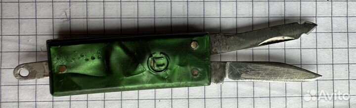 Нож брелок мини раскладной СССР