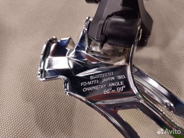 Передний переключатель shimano deore XT FD-M771