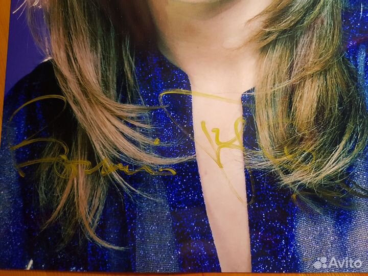 Автограф Bonnie Tyler / Бонни Тайлер 45см на 30см