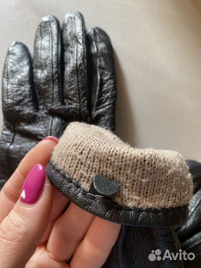 Перчатки кожаные