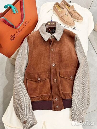 Бомбер Loro Piana premium