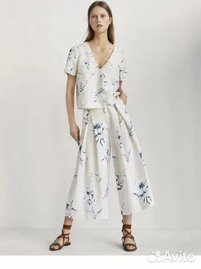 Брюки Massimo Dutti кюлоты 34 размер