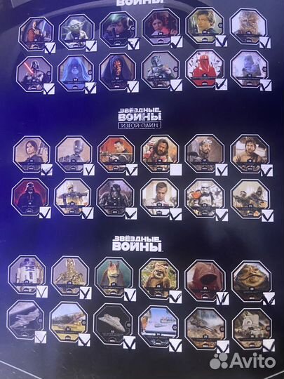 Звёздные воины изгой-один магнит коллекция