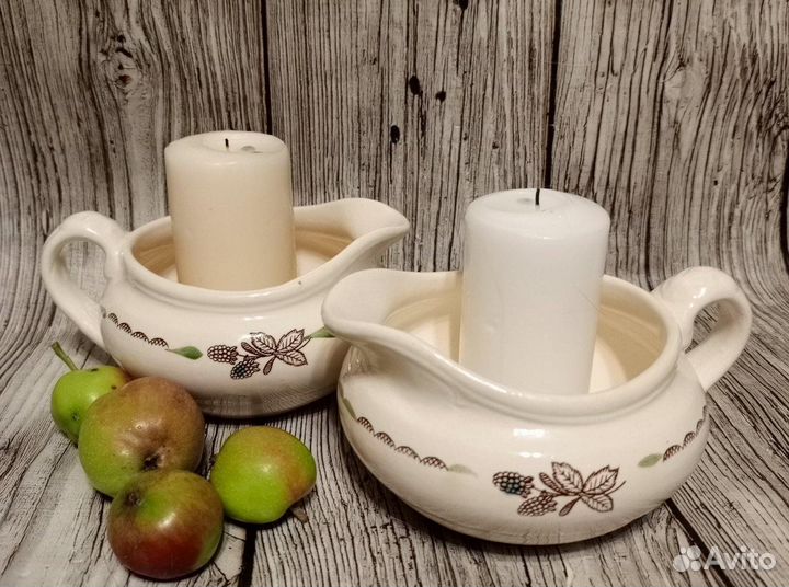 Соусник фаянс Ежевика СССР зик Конаково