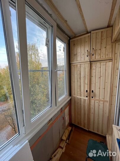 Остекление, отделка балконов и лоджий