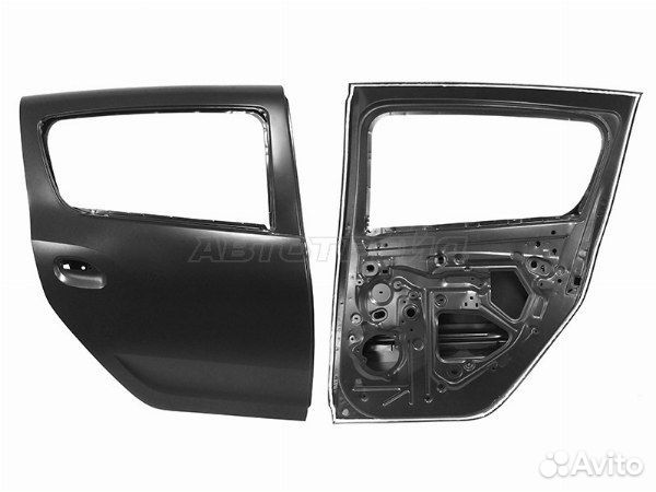 Дверь задняя renault sandero/sandero stepway 14-22