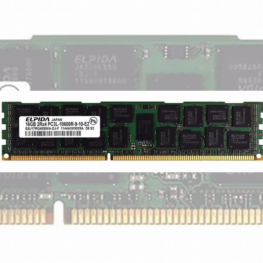 [EBJ17RG4EBWA-DJ-F] Оперативная Память Elpida 16gb Ebj17rg4ebwa-Dj-F