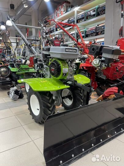 Мотоблок Honda+отвал для снега