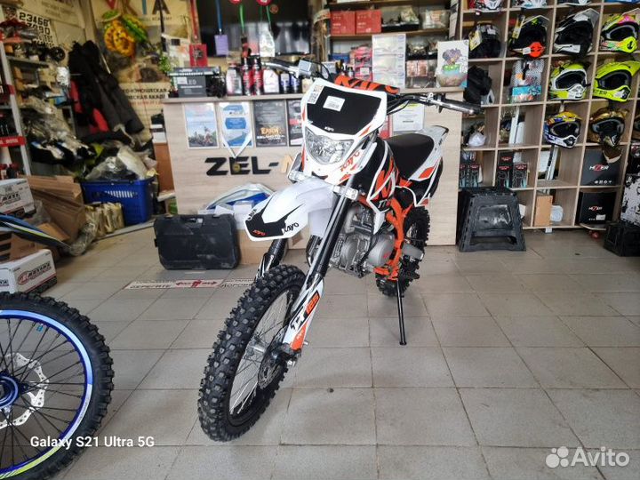 Питбайк Kayo Basic TT125 KRZ 17/14 кикстартер