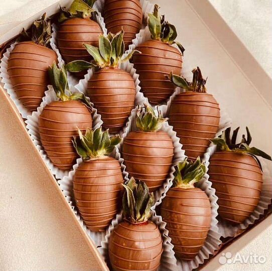 Букет из клубники в шоколаде