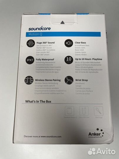 Две колонки Anker Soundcore Motion Q Новые