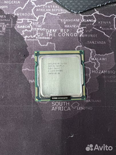 Процессор intel core i5 750 LGA 1156