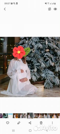 Платье с поясом и гольфы
