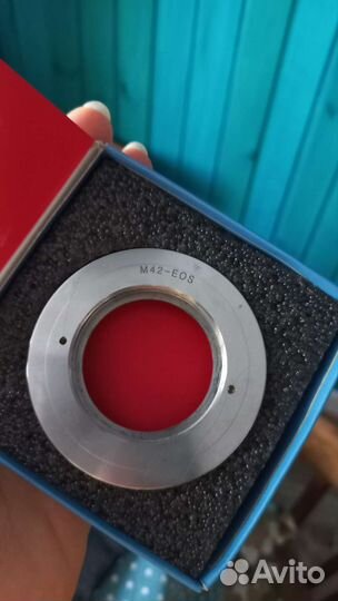 Переходное кольцо д/объективов М42 под байонет Eos