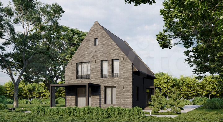 Коттедж 140 м² на участке 8 сот.