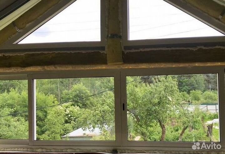 Остекление окон и балконов пвх