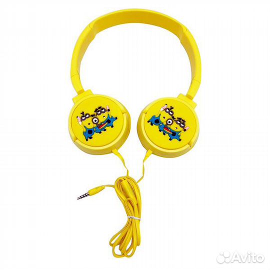 Наушники детские проводные с микрофоном (EV-022/KT