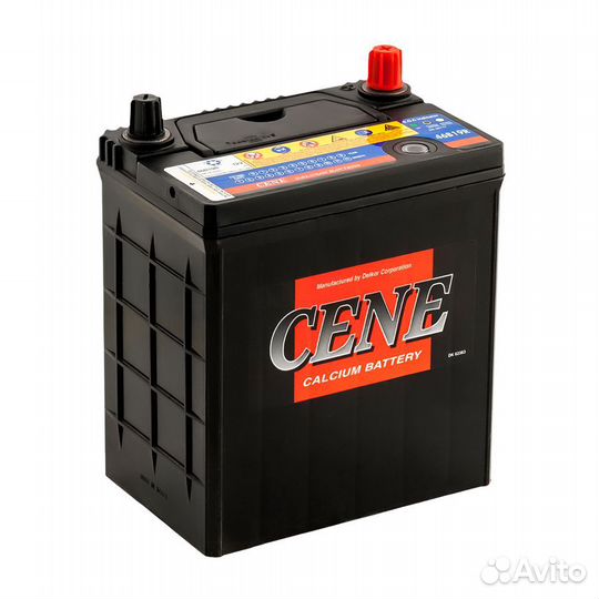 Аккумулятор cene delkor 46B19L 2В 40Ач 370А