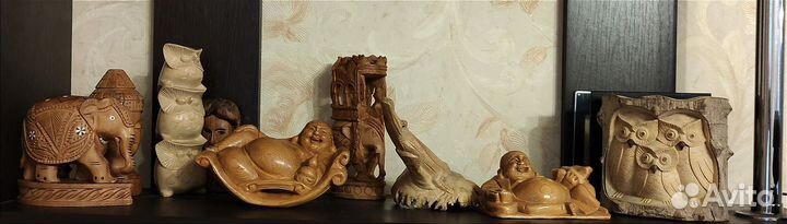 Фигурки Совы из дерева, кварца, камня,фарфора