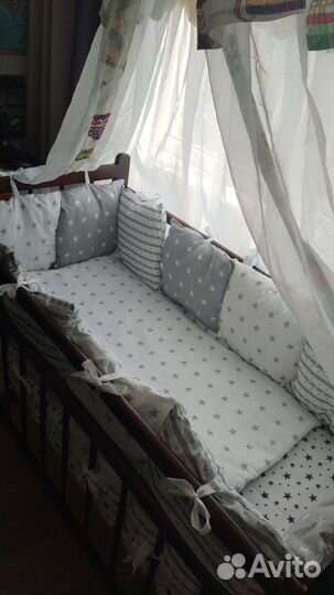 Бортики в детскую кроватку